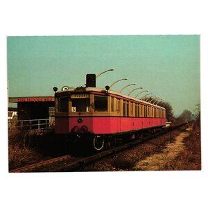 Elektrischer Berliner S-Bahn-Zug 275 047/048 Postcard Train Car Passenger 1976